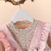 Robes de fille Filles bébé enfant robe infantile printemps nouveauté dessin animé à manches longues robe d'anniversaire coton nouveau-né vêtements belle robe de bébé 3M-2T