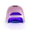 Nageltrockner, vergoldet, 48 W, kabellose UV-LED-Nagellampe für Maniküre, wiederaufladbarer Akku, Nageltrockner zum Aushärten von Gel-Nagellack, Lampe 48 230824