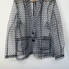 남성용 재킷 Q0580 패션 코트 2023 활주로 고급 유럽 디자인 파티 스타일 의류