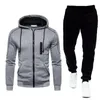 Herren-Trainingsanzüge Herbst und Winter Herren-Kapuzenanzug lässig locker dicker Reißverschluss Sportbekleidung Mode Herren- und Damen-Kapuzenjacke 230824