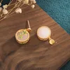 Dingle örhängen för kvinnor 2023 lyxdesigner kinesisk vintage cosplay party smycken blommor bröllop semester öron gåvor med låda