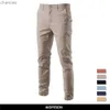 Pantaloni da uomo in cotone casual aiopeson pantaloni da uomo in forma slim fit da uomo