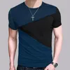 Men's Suits B3231 Mens T Shirt Slim Fit Crew Neck T-shirt Men Short Sleeve Casual Tshirt Tee Tops Size M-5XL TX116-R