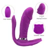 Slips Slipje Paars Innovatief 9 Modellen Verwarming Clitoris Stimulator Siliconen Penis Vibrator Duurzaam voor Thuis 230824