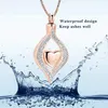 Z9949 Stainless Steel Cremation Cute rose gold Sea Turtle Cremation Keepsake Pendant Ashes Urn Memorial Souvenir Necklace Jewelry8311259