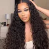 Curly Wave Human Hair Lace Frontal Wig 13*4 13*6 Lace Front Wig Remy 150% Modern Show Brazilian Hair for Black Woman