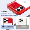 For iPhone 14 Pro Max Sliding Camera Protection Phone Case for iPhone 13 12 11 Pro 6 7 8 Plus Lens Push Window Clear Cover Case