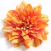 Decorative Flowers 5PCS 15CM Artificial Dahlia DIY Headwear Decoration Silk Flower Wedding Accessories