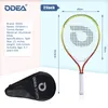 Raquetes de squash 21 polegadas crianças júnior raquete de tênis odea para crianças idade 57 110122cm liga de alumínio com saco de raquete capa 230824