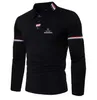 Mens Polos wshixdw mode långärmad poloskjorta 20% bomull 80% polyester 230823