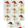 Caps Hats Fashion Wool Kinderen voelden meid BRIM FLOOPY KIND ACCESSOIRES KID FLAT HAT GIRLEN GROOT WOLEN CAP A3827 DROP DREVING B DHIZO