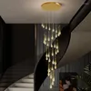 Lustres fabricant professionnel plafonniers suspendus modernes pour salon escalier Led lustre cristal