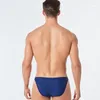 Sous-vêtements en métal boucle latérale hommes slips mode maillot de bain hommes sous-vêtements