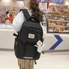 学校のバッグJoepessie Fashion Lovers Rucksack High Bookbag for Girls boy schoolbag women travelbag mochila men laptop backpack black230823