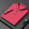 T-shirt de marque haut de gamme Paul Polo à manches courtes à manches à manches courtes 100% Coton Business Coréen Summer Embroide Men's Clothing Y87