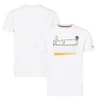 Summer F1 Short Sleeve T-shirt Team Racing Suit Car Work Sports Car Formula One Racing Suit