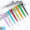 10 Kleurvlinder Topkop Plastic Ballpoint Pens Plastic Student Writing Ballpoints Cartoon Ballpoint Pen Office School Supplies T9I002430