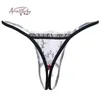 Briefs Panties Pearl Pendant Open Thongs Women Underwear Crotchless Embroidery G String Tanga Lace Transparent Sexy Lingerie 230824