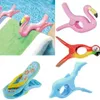 Grote zomerkleding Clip Hook Animal Parrot Dolphin Flamingo Watermeloenvormige strandhanddoek klem om de windplastic pinnen te voorkomen, was Kantepin Clips FY5394 G0824