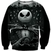 2023New Halloween 3D Skull Men tröja Hip Hop Tide Personlig huva tröja Fashion Pullover för män