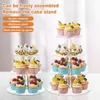 Bakeware Tools 1 Set Easy Installation Smooth Edge Cupcake Holding Multi Layers Holder Stand Wedding Supplies