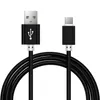 Nylon Micro USB -kabelflätad typ C -kablar 1m 2m 3m 1,5 m 0,25 m snabb telefonladdare Sync Dataledning för Samsung Xiaomi Android -telefon