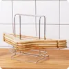 Clothes Hanger Organizer Rack Sturdy Stainless Steel Standing Clothes Caddy Storage Rack Holder Stacker for Wardrobe Closet &227E