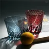 Weingläser Orchidee Edo Kiriko Japaner Old Fashion Whiskey Cup Holz Geschenkbox Kristallglas Weinglas Handgravur Whisky Becher