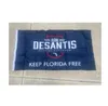 Ron DeSantis para Presidente 2024 Eleição dos EUA Flag 90x150cm 3x5ft Make America Back Mantenha as decorações de banner de jardim em casa livre na Flórida nos EUA Novo
