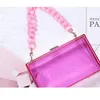 Torby wieczorowe Bella Joy Fashion Transparent Tasche Tot Mini Candy torebka luksus Pvc Crossboby żeńska impreza ślubna torebka