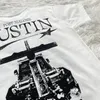 Hellstar Post Tee Collaboration Wind Fire Cars Мужчины Женские футболка с короткими рукавами мода унисекс хлопковой футболка для мужчин в ретро-футболке Summer Ship Fort Rock Smlxl