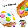 Decompression Toy Baby Finger hedgehog Finger press toy Colorful luminous Early Color learning education Decompression Leisure toys for Kids AC28 230823