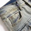 Csual Jeans 2023 voor heren 2023 Nieuwe vintage gescheurde driedimensionale pocket denim broek mid-taist mode kledinglf20230824.