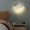 Wall Lamps Cloud Shape LED Sconces Acrylic Bedroom Bedside Lights Surface Mount Children's Room Lamp Atmosphere Decoration