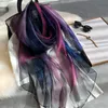 Scarves Silk Scarf Women Fashion Shawls And Wraps Lady Travel Pashmina High Quality polyester Scarves Winter Neck Wram Bandana 230823