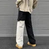 Herenbroeken, katoen, casual heren, oversized retro rechte Japanse streetwear hiphop, losse broek met wijde pijpen, M3XL 230825