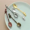 Coffee Scoops Tea Mixing Spoon Creative Forest Bird Zinc Alloy Kitchen Gadgets Retro Gift For Bar Party Tableware