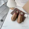 Stiefel Tazz Knöchel Pelz Designer Australien Plattform Frau Indoor Australische Slipper Dicke Unterseite Echtes Leder Warme Flauschige Booties babiq05