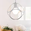 Anhängerlampen Nordic Vogel Käfig LED Leuchten moderne Iron Bar Esszimmer lebende Schlafzimmer Industrie Lampe Küche Hang Hang Suspension