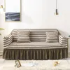Stoelhoezen 1/2/3/4 zuiverer zomer European American Elastic Sofa Cover 2023 Universal Non-Slip L Shape Couch Slipcover