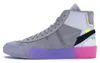 2023 Authetntic Blazer Mid Queen Serena Williams Studio All Hallows Eve Grim Reapers White Wolf Gray Canvas Men Women Outdoor Shoes Off Sports With With Box