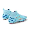 Chaussures de Football haute cheville pour hommes bottes de Football antidérapantes en plein air Tf/gf chaussure de Futsal d'entraînement Superfly crampons baskets d'herbe 230814