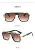2023 Vintage Solglasögon Square Women's Sun Glasses Fashion Designer Shades Luxury Golden Frame Solglasögon UV400 Gradient LXN-EVO DITA G55
