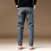 Oussyu Marke Kleidung 2023 neue Herren -Cargohosen 97%Baumwolle Feste Farbarbeit tragen lässige Hosen breite koreanische Joggerhose Malelf20230824.