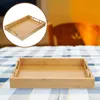 Plates Decorative Tray Bamboo Serving Tea Sushi Desktop Pastry Snack Platter Platters Plate