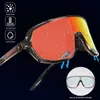 Oczarowane okulary Kapvoe Sport czerwony niebieski pochromic okulary przeciwsłoneczne okulary rowerowe UV400 dla mężczyzn kobiety mtb drogowe gogle 230824