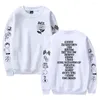 Bluzy męskie Macklemore Merch Pullover 2023 The Ben Tour Unisex Crewneck Long Sleeve Streetwear Hip Hop Men Damskie bluzy bluzy