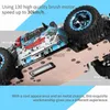 Coche eléctrico/RC WLtoys 284161 128 Coches eléctricos 4WD RC con luces LED K989 24G Radio Control Racing Car Drift Monster Trucks Juguetes para niños x0824 x0824