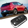 Wymienialny samochód Flip 3 przycisk Zdalny klucz Fob Case Pokrywa Hyundai 2006-2013 Kia Rondo Sportage Kia Soul Kia Rio339a