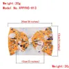 Accessoires de cheveux 27pc / lot 5 pouces imprimés floraux arc bandeau double couche tissu gaufré arcs bébé turban pour filles enfants enfants tête dh8tz